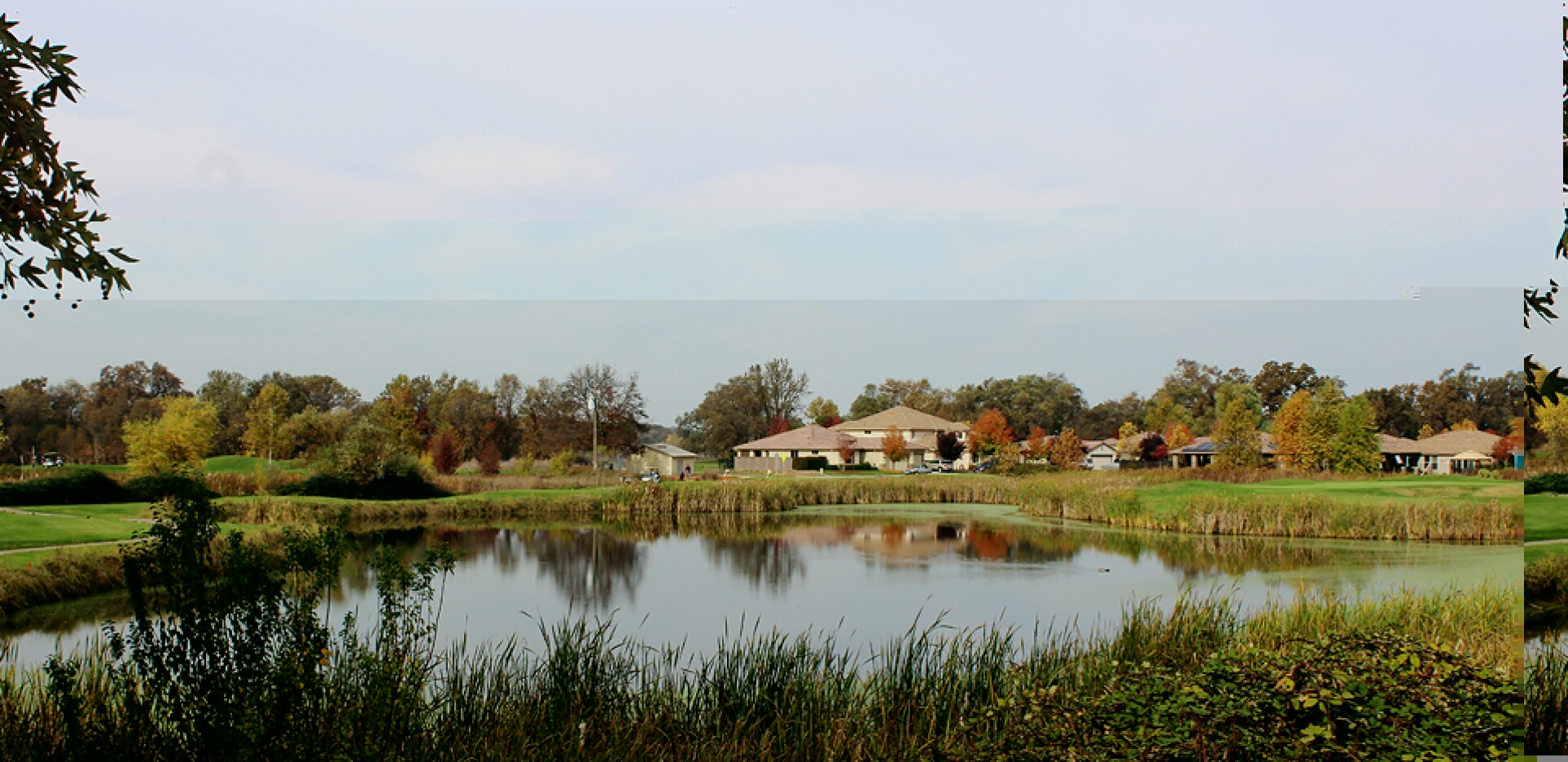 The 18th hole at Castle Oaks Golf Club